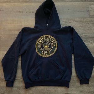 Unisex Navy Hoodie